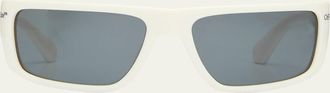 Off-white Mens Bologna Acetate Wrap Sunglasses