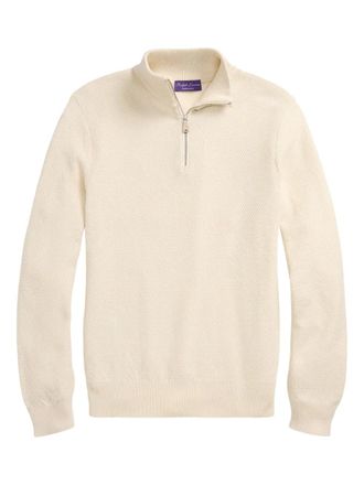 Ralph Lauren Purple Label Trui van zijdemix - Beige
