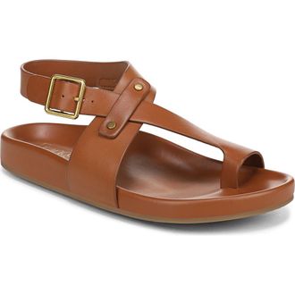 Franco Sarto Blair Ankle Strap Platform Sandal in Cognac at Nordstrom, Size 8.5