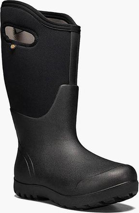 Bogs Womens Bogs Neo Classic 72561W-001 Black Wide Calf Rain Boots ZAP1206