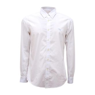 Harmont & Blaine Slim Fit Overhemd - Heren - Zakelijke Overhemden - Wit - 2XL - Leer - Overhemden