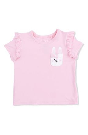 Angel Dear Kids Easter Ruffle T-Shirt in Pink at Nordstrom, Size 12-18M