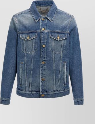 Golden Goose logo patch denim jacket