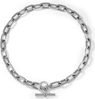 David Yurman sterling silver DY Madison Toggle chain necklace (11mm) - women - Sterling Silver - One Size