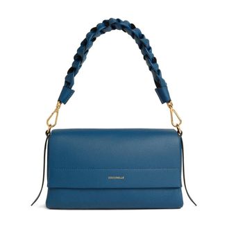 Coccinelle Dames, Tassen, Blauw, Maat: ONE Size Leer