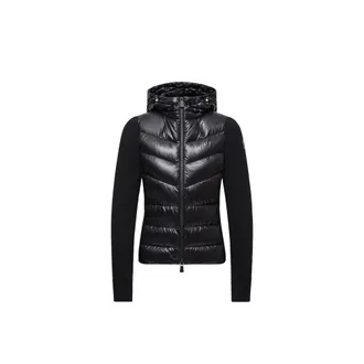 Moncler Moncler Padded Zip-up Hoodie, Women, Black, Size: Xs