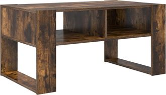 vidaXL Mesa De Caf&eacute; Roble Ahumado 92 X 53 X 45 Cm Madera De Ingenier&iacute;a Vidaxl