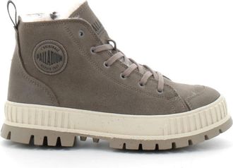 Palladium Pallashock Zip Warm - Dames - Winterlaarzen - Bruin - 39 EU - Polyester - Schoenen