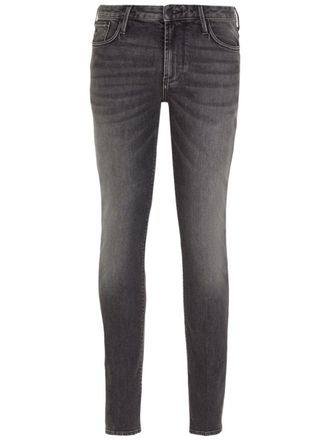Emporio Armani Jeans slim J06 a vita bassa - Nero