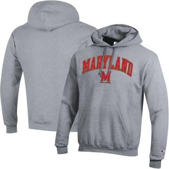 Champion Mens Champion Heather Gray Maryland Terrapins Arch Over Logo Pullover Hoodie at Nordstrom, Size Xx-Large