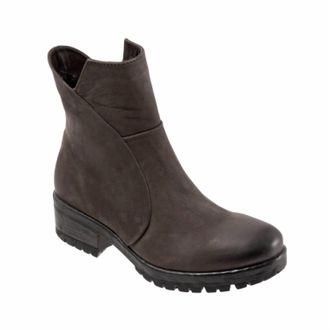 Bueno Womens Forge Ankle Boots In Brown Nubuck