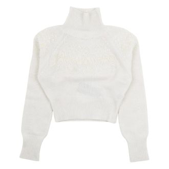Ermanno Scervino Turtlenecks, female, White, Size: S Turtlenecks
