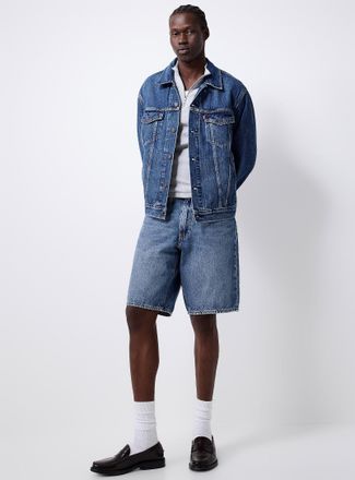 Levi's Mens Loose medium-blue jean short
