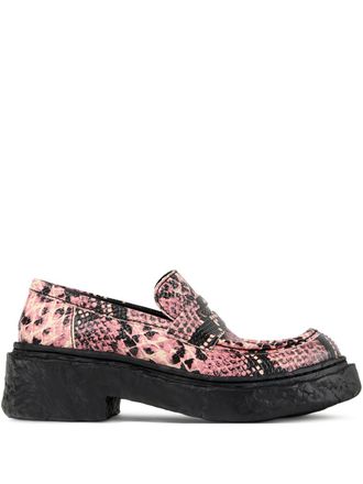 Camperlab Vamonos loafers - unisex - Leather - 37 - Pink