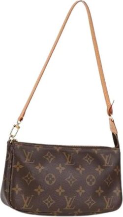 Louis Vuitton Pre-owned Shoulder Bags, female, Brown, Size: ONE SIZE Pre-owned Canvas louis-vuitton-bags