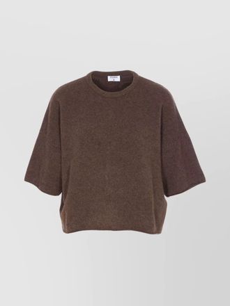 Filippa K yak wool short-sleeve sweater