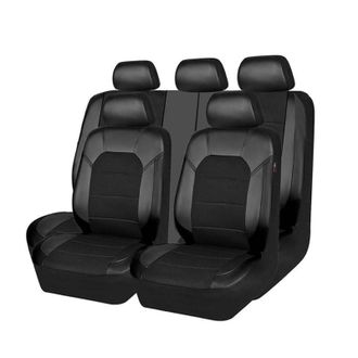 OEM Juego Completo De 9 Fundas Para Asientos De Coche, Accesorios Para Asientos Delanteros Y Traseros, Color Negro