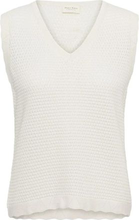 Part Two Mouwtjesloze Tops - Dames - Tops zonder mouwen - Wit - XL - Tops