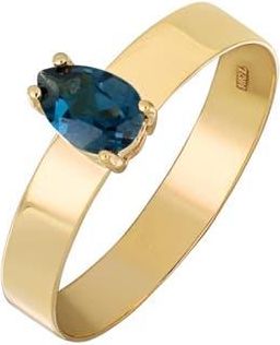 Bony Levy 14K Gold Topaz Ring in 14K Yellow Gold Blue Topaz at Nordstrom, Size 6.5