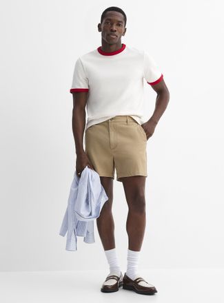 Le 31 Mens Stretch chino short Inseam: 5