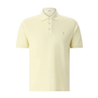 Saint Laurent Polo Shirts - male - Saint Laurent - Polo Shirts - Yellow - XL - Tops