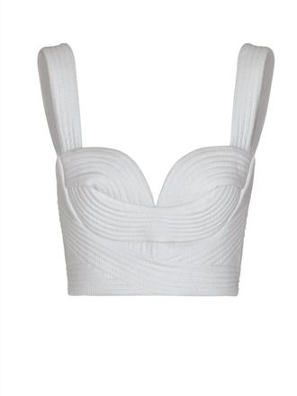 Andres Otalora Womens A Tu Lado Top In Off White