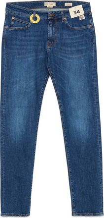 Roy Rogers Logo Patch Straight-Leg Jeans