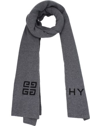 Givenchy Sciarpe Uomo Lana Grigio/Grigio Lupo