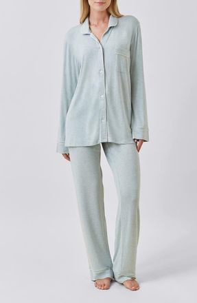 Papinelle Sleepwear Kate Pajamas in Sage at Nordstrom, Size Large
