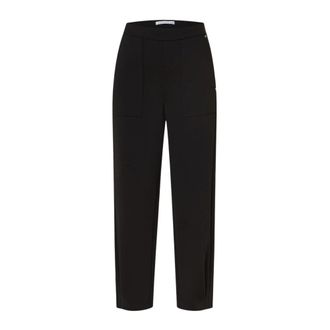 M.A.C Geknipte broek - Dames - Vrijetijds broeken - Zwart - M - Broeken