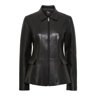 BTF-CPH Bonded Jas - Dames - Leren en Su&egrave;de Jassen - Zwart - L - Leer - Jassen