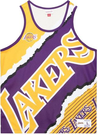 Mitchell & Ness Canotta Jumbotron 2.0 NBA Lakers - Giallo