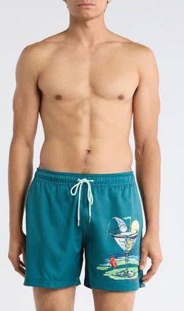 Robert Graham Golf Martini Swim Trunks in Mediterranean at Nordstrom Rack, Size Xx-Large