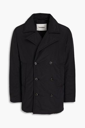 Nanushka Double-breasted shell peacoat - Gray - XL