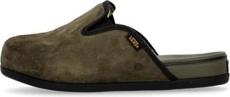 Vans Harbor Mule Olijf/Zwart Su&egrave;de Instapper - Dames - Slip ons - Groen - 36 1/2 EU - Su&egrave;de - Schoenen