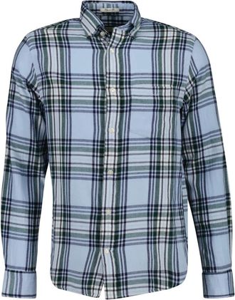 GANT Heren, Overhemden, Blauw, Maat: 2XL