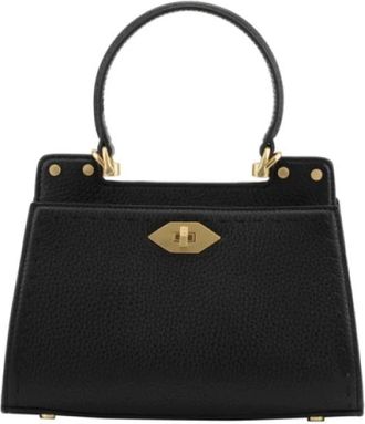 Pourchet Le Trianon PM - Dames - Handtassen - Zwart - ONE Size - Leer - Tassen