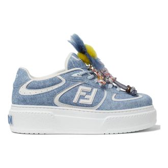 Fendi Match Trainers - female - Fendi - Sneakers - Blue - 2 UK - Shoes