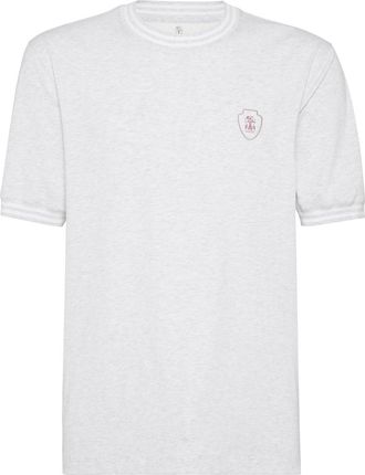 Brunello Cucinelli Jersey T-shirt in Pearl Grey at Nordstrom, Size Xx-Large Eu