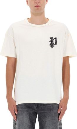 Purple Scribbled P T-Shirt