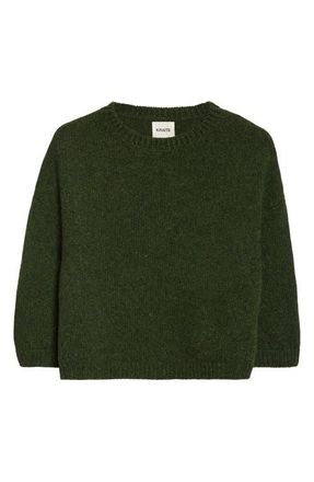 Khaite Sabina Cashmere Sweater in Seaweed at Nordstrom, Size Large