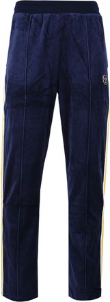 Sergio Tacchini Mens MONTE TRACK PANT MARITIME BLUE/MANGO MINT - Navy Cotton - Size X-Large