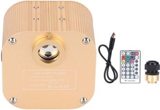OEM Kit De Fuente De Luz De Techo De Fibra &Oacute;ptica Led Rgbw De 16 W Con Motor Remoto, Accesorio De Luz De Fibra Para Decoraci&oacute;n Del Hogar Y El Autom&oacute;vil, A