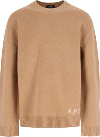 A.P.C. Numeric Wool Sweater - Brown