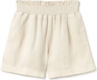Twothirds Walfisch Shorts f&uuml;r Damen | beige/wei&szlig;