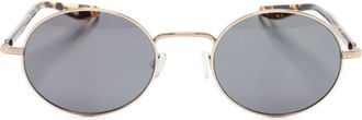 Barton Perreira Occhiali da sole tondi - Oro
