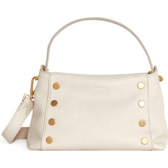 Hammitt Bryant Medium Shoulder Bag in Calla Lily White/Brushed Gold at Nordstrom
