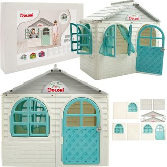 OEM Casita De Jard&iacute;n Infantil Con Cortinas, Modelo 02550/15 - Espacio De Juego Seguro Con Certificado Ceen 71, Producto Nuevo En Polaco
