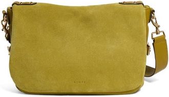Aimée Gramercy Suede Messenger Bag in Cumin Suede at Nordstrom