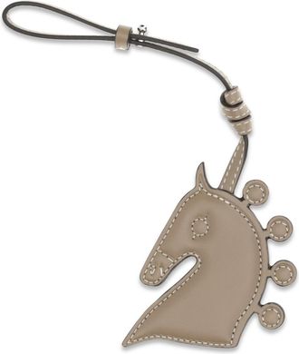 Max Mara Womens Leather Keyring Fango Calf Bos Taurus Keyrings E Chains
